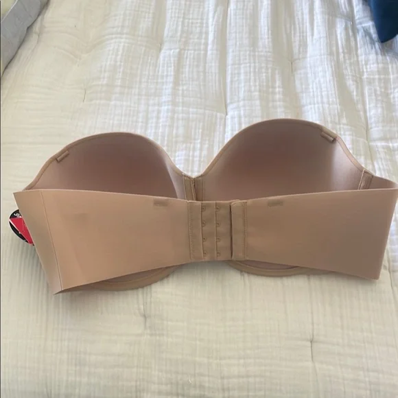 SPANX Tan Strapless Push-Up Bra Intimates - Picture 2 of 3